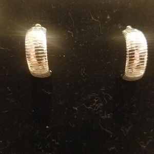 Silver Earrings and Bracelet Park Lane